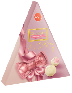 ЦУКЕРКИ "CHIQOLA TRIANGLE STRAWBERRY"