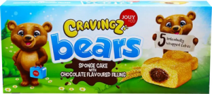 БІСКВІТ "CRAVINGZ BEAR CHOCOLATE" МУЛЬТИПАК